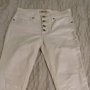 Madewell White Jeans